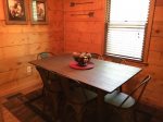 6 person dining table on main level